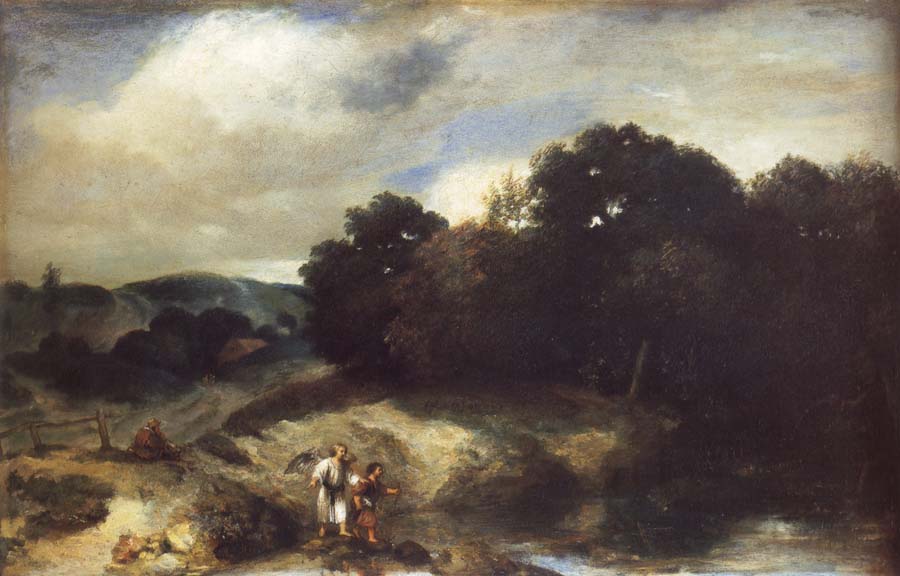 A Landscape with Tobias and the Angel